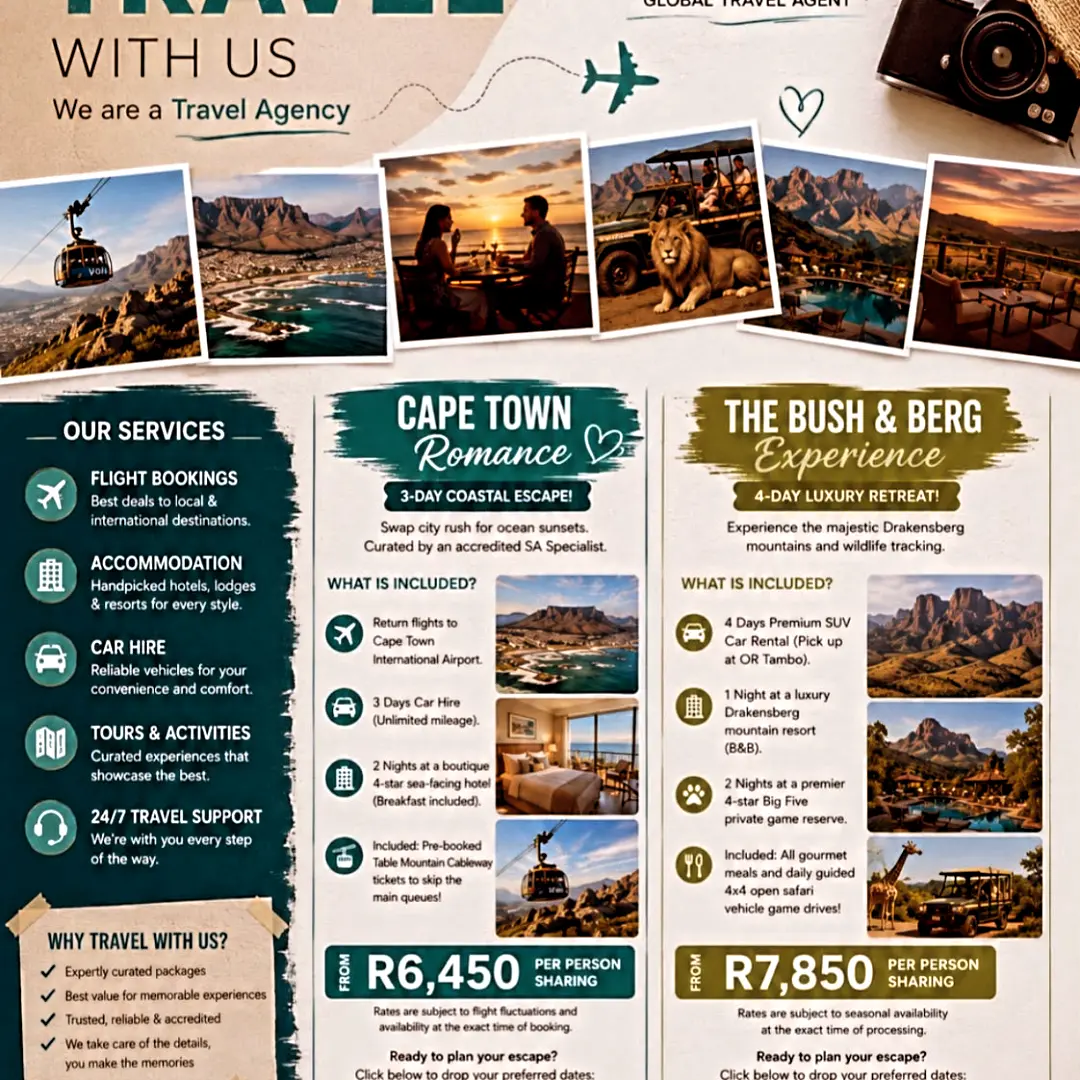 The Bush & Berg Experience travel package