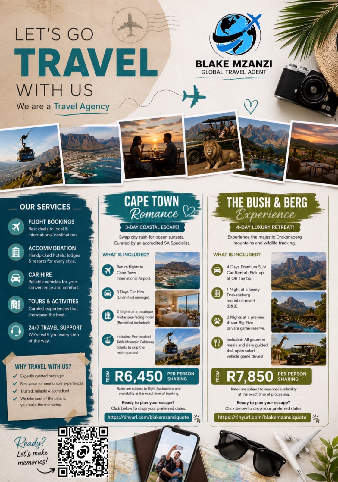 Cape Town Getaway Package travel package