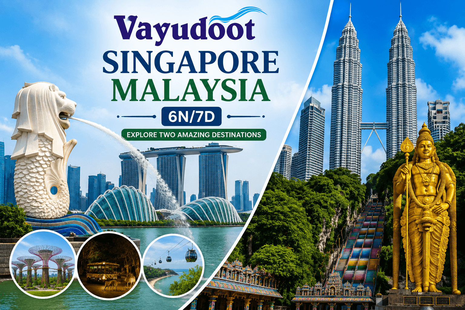 Singapore Malaysia Tour Package 6 Nights 7 Days travel package