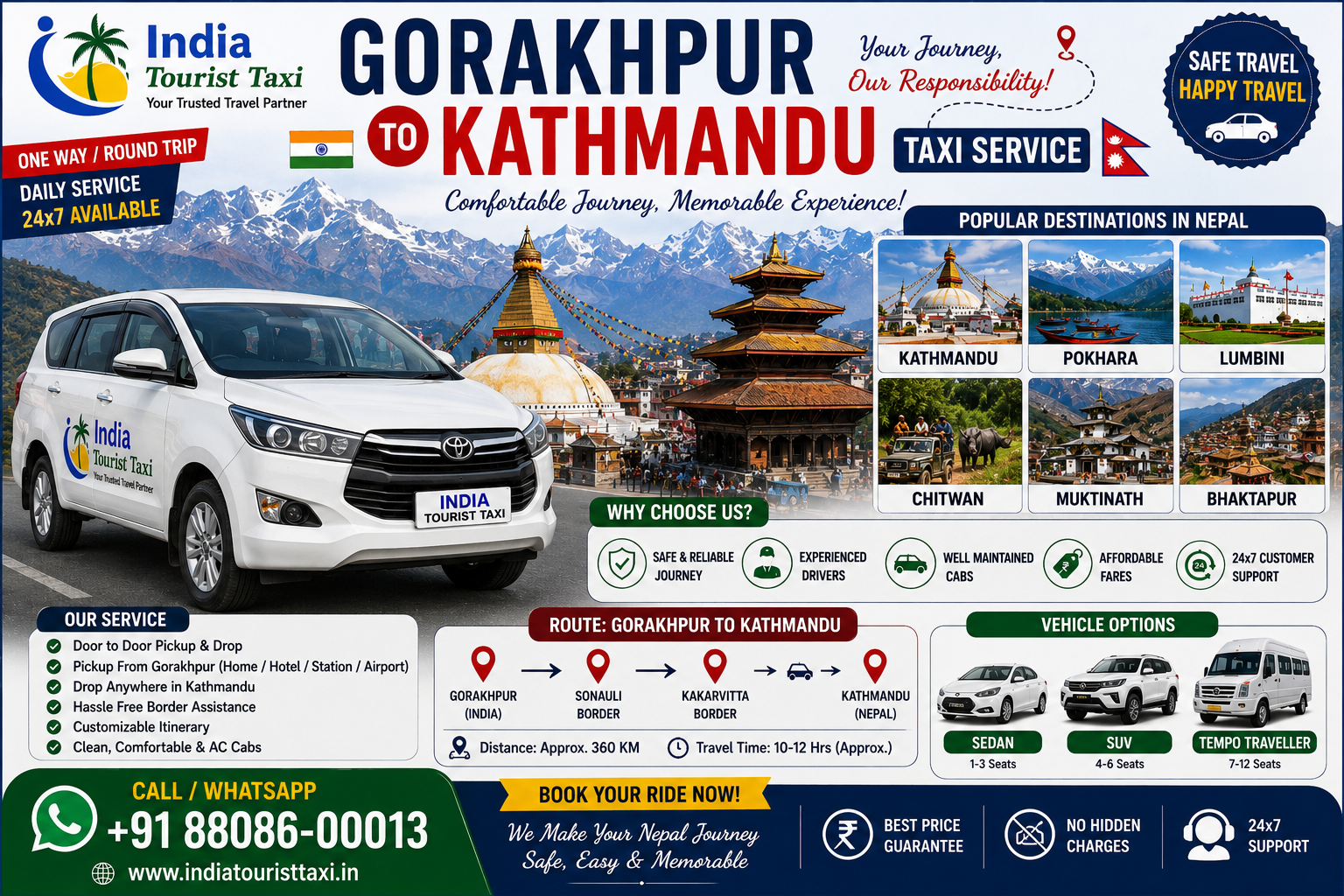India Tourist Taxi Gorakhpur